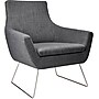 Adesso Home Kendrick Fabric Lounge Chair, Charcoal Gray (GR2002-10)~#|#~s1092947_sc7