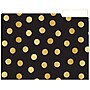 Eccolo Heavy Duty Polka Dot Top Tab File Folders, Letter Size, 3 Tab, 9/Pack (ST617D)~#|#~s1094544_sc7