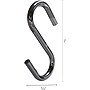 Deflecto S Hook, 1", 50/Pack (20013)~#|#~s1096116_sc7