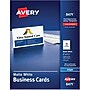 Avery® Inkjet Business Cards, 2" x 3.5", White, 1,000/Box(08471)~#|#~s1096634_sc7