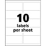Avery UltraDuty GHS Chemical Labels for Pigment-Based Inkjet Printers, Waterproof, UV Resistant, 2" x 4", 500/Box (60525)~#|#~s1097681_sc7