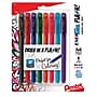 Pentel EnerGel Flash Liquid Gel Pens, 0.7mm, Assorted, 8-pk (BL417BP8M)~#|#~s1098237_sc7