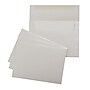 Staples Gummed A7 Invitation Envelope, 5.25" x 7.25", Silver Metallic, 25/Pack (51743)~#|#~s1100083_sc7