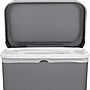 simplehuman Plastic Step Trash Can, Gray And Silver, 12 Gal. (CW1386)~#|#~s1100522_sc7