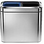 simplehuman® Slim Open Recycler, Brushed Stainless Steel, 5.25 Gallon~#|#~s1100540_sc7
