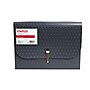Staples® Fashion Plastic 7-Pocket Reinforced Folder, Letter Size, Grey/White (51802)~#|#~s1109557_sc7