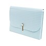 Staples Fashion Plastic 7-Pocket Reinforced Folder, Letter Size, Blush/Blue (51803)~#|#~s1109563_sc7
