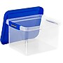 Bankers Box Heavy Duty Locking File Totes, Letter/Legal Size, Blue/Clear (0086201)~#|#~s1111454_sc7