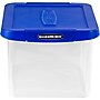 Bankers Box Heavy Duty Locking File Totes, Letter/Legal Size, Blue/Clear (0086201)~#|#~s1111455_sc7