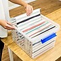 Bankers Box Heavy Duty Locking File Totes, Letter/Legal Size, Blue/Clear (0086201)~#|#~s1111461_sc7