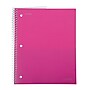 Staples® Accel, Durable Poly Cover 1 Subject Notebook, Wide Ruled, 8" x 10-1/2", Assorted (52113M)~#|#~s1115069_sc7