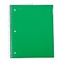 Staples® Accel, Durable Poly Cover 1 Subject Notebook, Wide Ruled, 8" x 10-1/2", Assorted (52113M)~#|#~s1115070_sc7