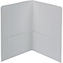 Smead Leatherette 2 Pocket Portfolios, Letter, White, 25/Box~#|#~s1115194_sc7