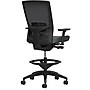 Workplace2.0 500 Series Mesh and Fabric Stool, Iron Ore, Adjustable Lumbar, 2D Arms, Synchro Tilt~#|#~s1115922_sc7