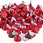 HERSHEY'S KISSES Milk Chocolate Candy Bulk Bag, Red Foils, 60 oz. (HEC16035)~#|#~s1123235_sc7