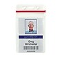 Staples Vertical Sealable ID Badge Holders, Clear, 50/Pack~#|#~s1125465_sc7