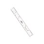 Staples 6" Stainless Steel Ruler with Non Slip Cork Base (51900)~#|#~s1126625_sc7