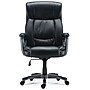 Staples Lockland Ergonomic Leather Managers Big & Tall Chair, 400 lb. Capacity, Black (58067)~#|#~s1127338_sc7