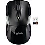 Logitech M525 Optical Wireless USB Mouse, Ambidextrous, Black/Gray (910-002696)~#|#~s1128582_sc7