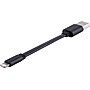 Staples 4" Lightning to USB Charge/Sync Cable, Black~#|#~s1131310_sc7