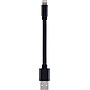 Staples 4" Lightning to USB Charge/Sync Cable, Black~#|#~s1131312_sc7