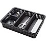 Advantus Plastic Weave Bins, Black, 5/Pack (37530)~#|#~s1131577_sc7