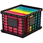 Iris Stacking File Crates, Letter/Legal Size, Black (270010/200309)~#|#~s1131931_sc7