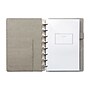 Martha Stewart 1-Subject Customizable Notebook, 6.375" x 9", College Ruled, 60 Sheets, Gray/Silver (MS102E)~#|#~s1139308_sc7