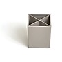 TRU RED™ 4-Compartment Plastic Pen Holder, Gray (TR55276)~#|#~s1146099_sc7