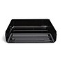 Staples Side Load Stackable Plastic Letter Tray, Black, 2/Pack, 6 Packs/Case (TR55327)~#|#~s1147967_sc7