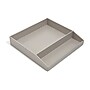TRU RED™ 2-Compartment Stackable Plastic Accessory Tray, Gray (TR55250)~#|#~s1148225_sc7