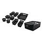 Advantus 10-Piece Desk Organizer Set, Polypropolyne, Black (38398)~#|#~s1148451_sc7