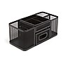 TRU RED™ 7-Compartment Wire Mesh Accessory Holder, Matte Black (TR57541)~#|#~s1157691_sc7