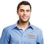 Cosco Custom Engraved Metal Name Badge, Silver, 1-7/16" x 2-15/16"~#|#~s1161330_sc7
