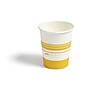 Perk Paper Hot Cups, 8 oz White/Yellow, Disposable Coffee Cups for Office Breakroom & Events~#|#~s1163181_sc7