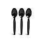 Perk™ Polystyrene Spoon, Heavy-Weight, Black, 100/Pack (PK56395)~#|#~s1165055_sc7