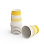 Perk Paper Hot Cups, 8 oz White/Yellow, Disposable Coffee Cups for Office Breakroom & Events~#|#~s1166519_sc7