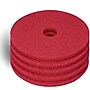 Coastwide Professional 17" Buffing Pad, Red, 5/Carton (CW22985)~#|#~s1171490_sc7