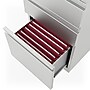 Staples Heavy Duty 3 Drawer Mobile Vertical File Cabinet, Letter Size,  27.75"H x 15"W x 23"D, Light Gray (ST60427-CC)~#|#~s1171775_sc7