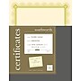 Southworth Premium Spiro Design Certificates, 8.5" x 11", Ivory/Gold, 15/Pack (CTP2V)~#|#~s1172951_sc7