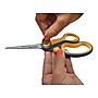 Westcott Titanium Bonded Non-Stick 8" Scissors, Adjustable Glide, Pointed Tip, Gray/Yellow (14849)~#|#~s1175245_sc7