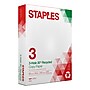 Staples 30% Recycled 8.5" x 11" 3-Hole Punched Copy Paper, 20 lbs., 92 Brightness, 500/Ream (112370)~#|#~s1177678_sc7