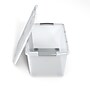 Iris Store & Slide 61 Qt. Latch Lid Storage Bin, Clear, 6/Carton (270017)~#|#~s1179863_sc7