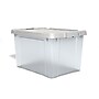 Iris 20 Qt. Latch Lid Storage Bin, Clear (270018/250296)~#|#~s1179864_sc7