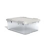 Iris WeatherPro 30.6 Quart Storage Bin with Latching Lid, Plastic, Clear (270016/110411)~#|#~s1179889_sc7