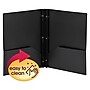 Smead Poly Two-Pocket Fastener Folders, Letter, Black, 25/Bx (87725)~#|#~s1184669_sc7