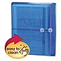 Smead Poly Envelope, Side-Load, 1-1/4" Expansion, Letter Size, Blue, 5/Pack (89522)~#|#~s1184699_sc7