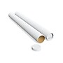 3" x 30" Mailing Tube with Caps, White, 12/Carton (ST55305)~#|#~s1184767_sc7