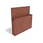 Staples Expanding Wallets, Letter Size (9.5" x 11.75"), 3.5‑Inch Expansion, Durable Brown Redrope Construction – 10/Box~#|#~s1185105_sc7