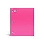 Staples Premium 1-Subject Notebook, 8.5" x 11", College Ruled, 100 Sheets, Pink, 12 Notebooks/Carton (TR51448Ct)~#|#~s1186147_sc7